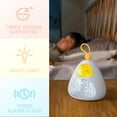 thumbnail image 4 of Despertador con descuento, con linda luz nocturna de nido de pájaro, 3 configuraciones de alarma, reloj LED para guardería, mesita de noche para niños JAMW Sencillez, 4 of 5