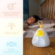 thumbnail image 4 of Reloj despertador, con linda luz nocturna de nido de pájaro, 3 configuraciones de alarma, reloj LED para dormitorio infantil, mesita de noche, niños JM, 4 of 5