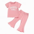 thumbnail image 4 of UAYOTSE Baby Girls Clothes Toddler Outfit 9 12 18 24 Months Kids Short Summer Tops Floral Shorts Clothes Set,Sizes 2-3 Years, 4 of 4