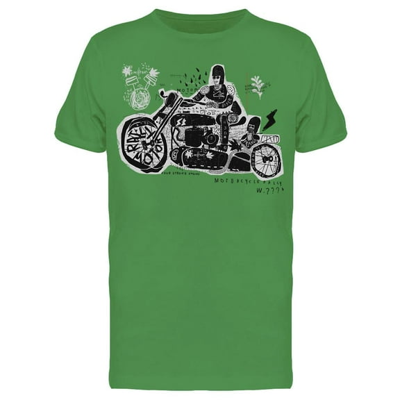 Old Racing Motorcycle Tee Men's -Image by Shutterstock