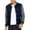 Navy/Grey, variant on Men's College Varsity Jacket Lightweight Baseball Jackets Football Letterman Jacket