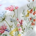 thumbnail image 5 of Rectangle Summer Tablecloth Printed Flower Vintage Summer Floral Table Cloths for Easter Picnic Outdoor Home Holiday Kitchen (Yellow and Pink Flowers, 60 x 84 Inch), 5 of 6