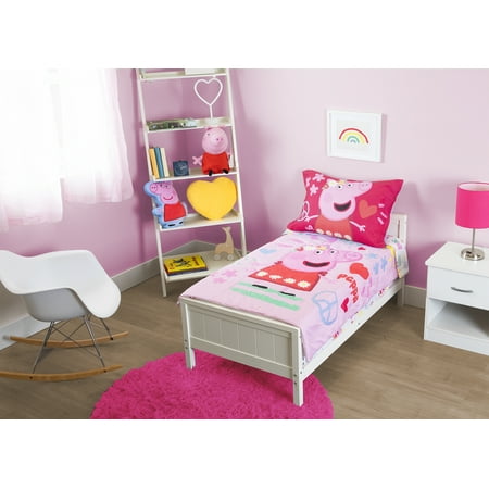 UPC: 0723393132867 | Peppa Pig Be Nice & Kind 4 piece Toddler Bed Set