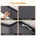 thumbnail image 4 of Pack de 4 Organizadores para Colocar Bajo la Cama, Arcón de Gran Capacidad con Asa Reforzada, para Organizar y Almacenar Mantas, Sábanas, Ropa, para Dormitorios, Armarios, Residencias, Gris, 4 of 9