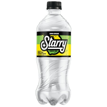 Starry Zero Lemon Lime Soda - 20 fl oz Bottle