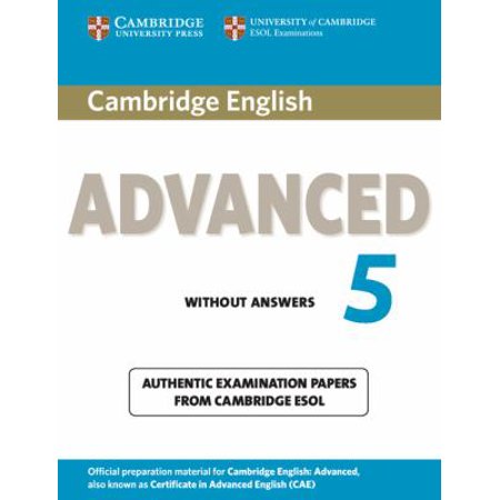 book without student's answers 3 cambridge english advanced Student's 5 Advanced without Book Cambridge English