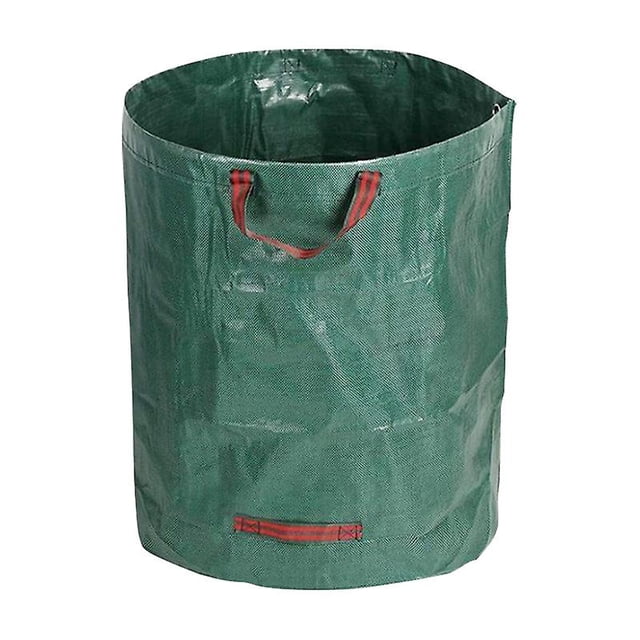 1x 500 Litres Sac de Jardin stable avec Sangles Rouges - Sac à Feuilles - Sac à Déchets de Jardin - Sacs à Déchets de Jardin Pliables, Grands, Sacs à Déchets Verts Robustes en Polypropylène