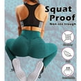 thumbnail image 6 of Women's Scrunched Workout Leggings Textured Booty Yoga Pants Ruched Butt Lifting Leggings, 6 of 6