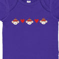 thumbnail image 4 of Inktastic Sock Monkey Heart Border Boys or Girls Baby Bodysuit, 4 of 5