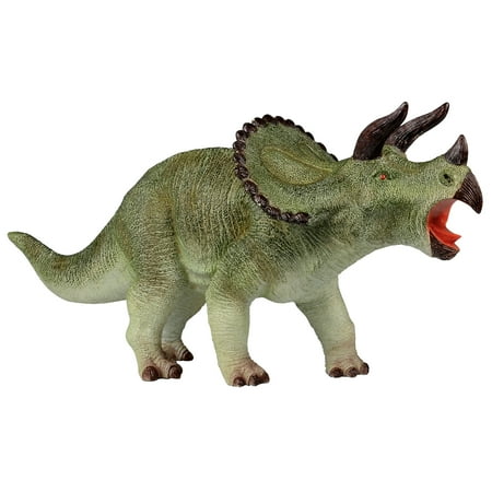 Recur TRICERATOPS 19" Long Realistic Jurassic Toys, Wildlife Dinosaur, Toy Model, Ages 3+