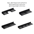 thumbnail image 3 of Soporte para grifo de ducha bandeja de champú resistente al agua estante de almacenamiento transpirable sin perforación estante accesorios de Juegos de accesorios de baño Negro/40cm/Tipo 1 Advancent HA080089-01, 3 of 6