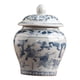 thumbnail image 2 of Tarro de cerámica decorativo con tapa hermética, recipiente para guardar té en el hogar, duradero. Estilo C, 2 of 9