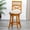 #1 Natural, variant on Cfowner 24" Counter Height X-Back Swivel Stool, Espresso Finish, Beige Fabric Seat