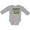 AC-Heather Grey, variant on Daddy's Little Caddy with Golf Club and Ball Boys or Girls Long Sleeve Baby Bodysuit
