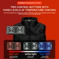 thumbnail image 4 of Gamivast Heated Vest for Women And Men Qulited Theraml Stand Collar Sleeveless Padded Jackets Multiple Heating Zones And 3 Leveles Loose Hiking 2 Control Washable Usb Coats Pockets no Power Bank, 4 of 5