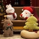 thumbnail image 5 of Almohadas con forma de Papá Noel navideño, almohada decorativa navideña, almohada de peluche navideña, almohada de dibujos animados para el hogar, la sala de estar, la cama, el sofá, cojín,, 5 of 6
