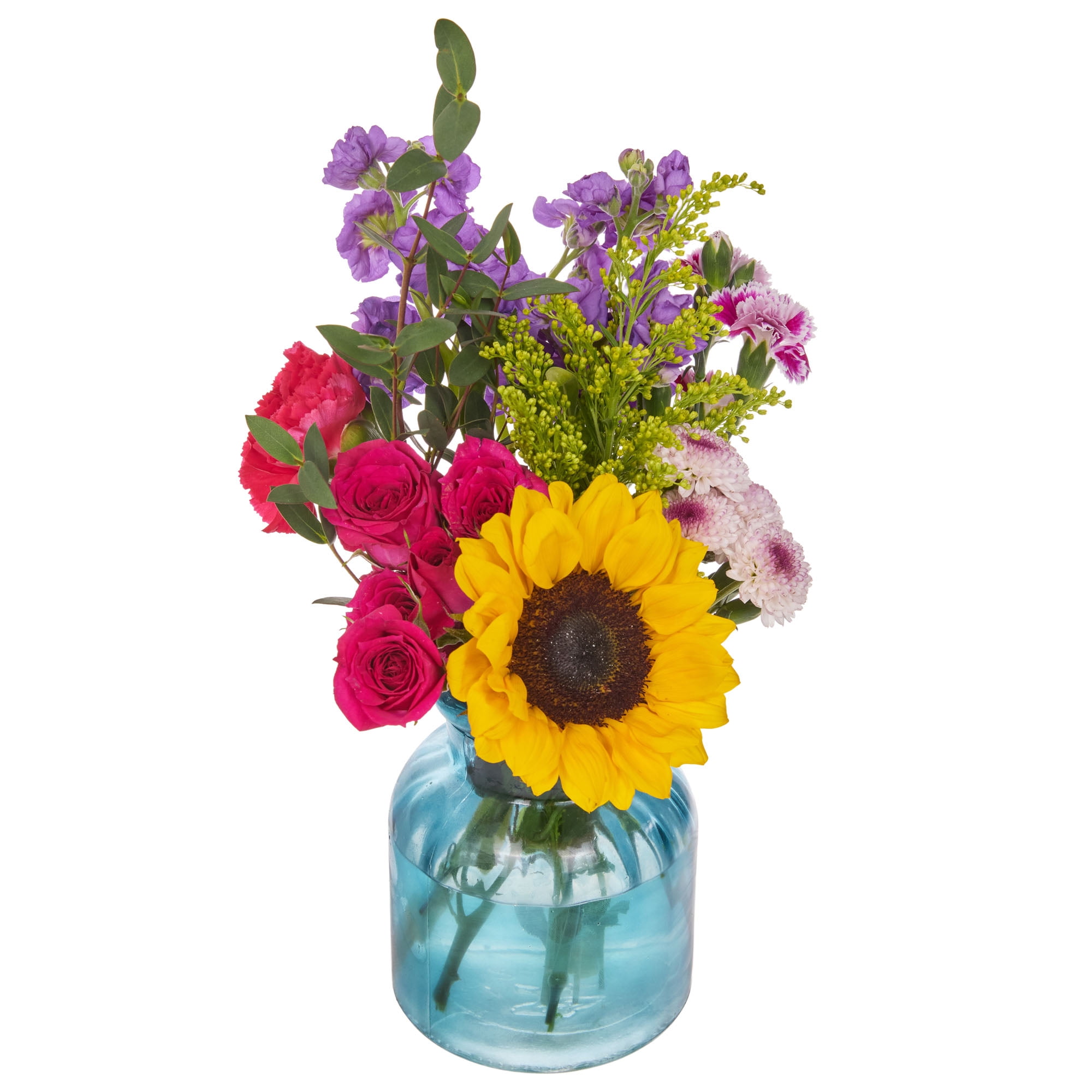 Mixed Flower Bouquet Small with Vase