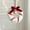White, variant on NWOKYZGH 1Pc Plush Christmas Kitchen Cabinet Wreaths with Bow 4.72 Inch Mini Christmas Wreath Small Kitchen Xmas Decor for Window Door