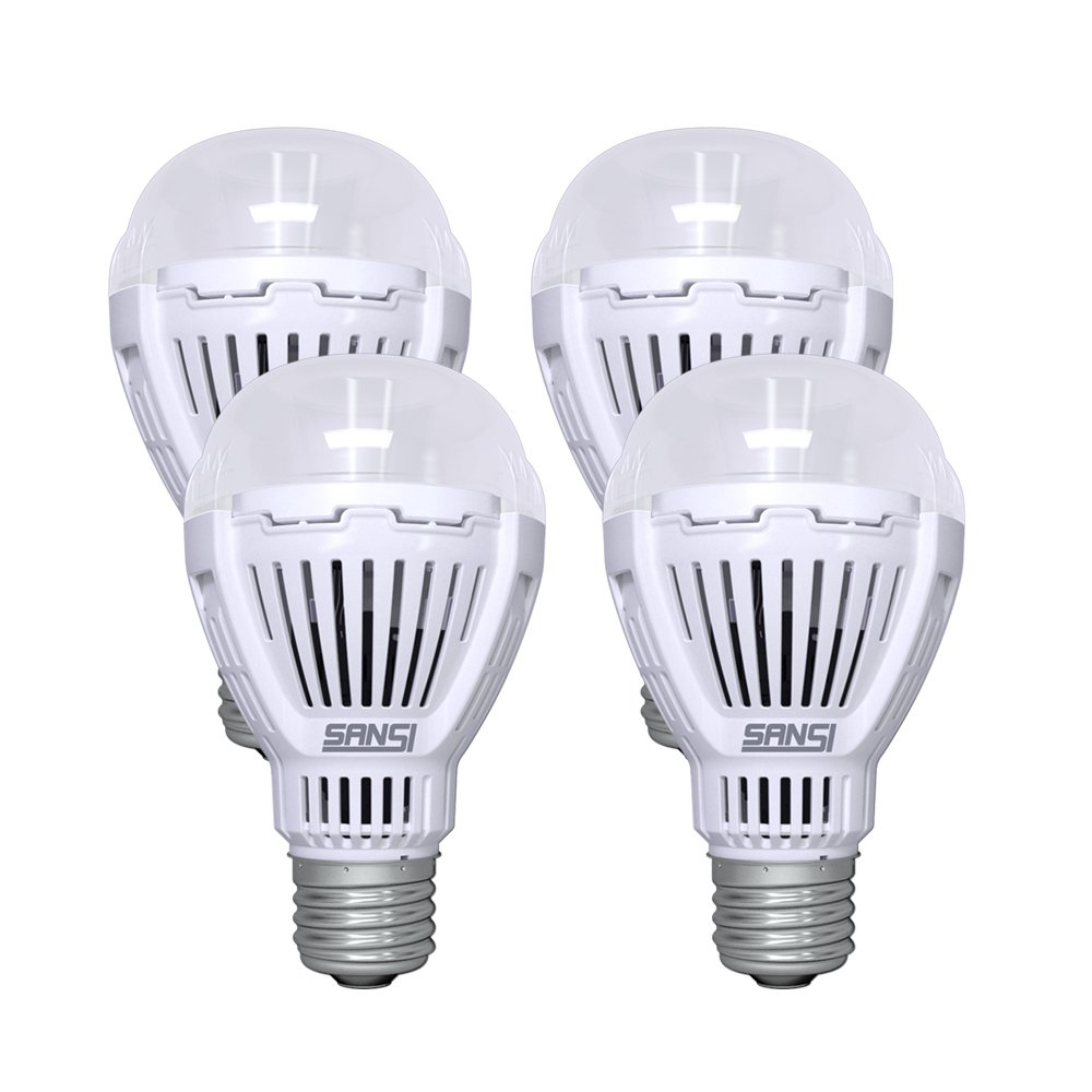 [UPGRADE] SANSI 13W LED Bulbs, 100 Watt Equivalent, A19 LED Light Bulbs