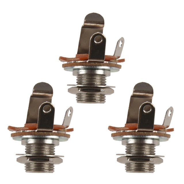 Piezas de guitarra Switchcraft 1/4 6,35 mm Conector de guitarra mono de 2 conductores Afortunado Sencillez