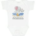 thumbnail image 3 of Inktastic My Paw Paw Loves Me to the Moon and Back Elephant Family Boys or Girls Baby Bodysuit, 3 of 5
