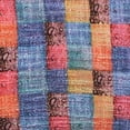 thumbnail image 3 of Cushion Cover For Couch, Decorative Orange 24"x24" (60x60 cm) Throw Pillows For Couch, Burlap Checkered Cushion Cover, Checkered Pattern Modern Style - Hue Check, 3 of 4
