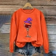 thumbnail image 4 of Taqqpue Halloween Sweatshirt for Women Trendy Cute Halloween Graphic Print Crewneck T Shirt Athletic Casual Long Sleeve Oversize Pullover Tops for Women, 4 of 4