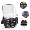 thumbnail image 6 of FORMRS Insulated Cooler Bag 24 Cans Capacity Soft Leakproof Lunch Box with Side Pockets, Orange Halloween Ghosts, 6 of 7