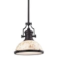 thumbnail image 3 of Elk Lighting Chadwick Pendant in Oiled Bronze and Cappa Shells, 3 of 4