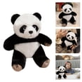 thumbnail image 2 of Adorable Plush Panda Study Friend Desk Companion Soft Stuffed Toy For Kids Learning Motivation Gift, 2 of 8