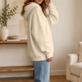 thumbnail image 6 of cocolona Oversized Hoodies for Women Long Sleeve Pullover Solid Color Sweatshirts Casual Hooded Fall Trendy Outfits, 6 of 7