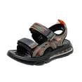 thumbnail image 4 of Mepaouo Boys Sandals Double Adjustable Strap Fashion Athletic Summer Sports Water Slide Shoes Orange 2.5, 4 of 5