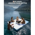 thumbnail image 5 of Accreate Inflatable Floating Dock Platform, Island Raft with Rope Ladder and Non-Slip Surface, Portable Air Dock with Carrying Bag for Pool, Beach, or Ocean, 5 of 6