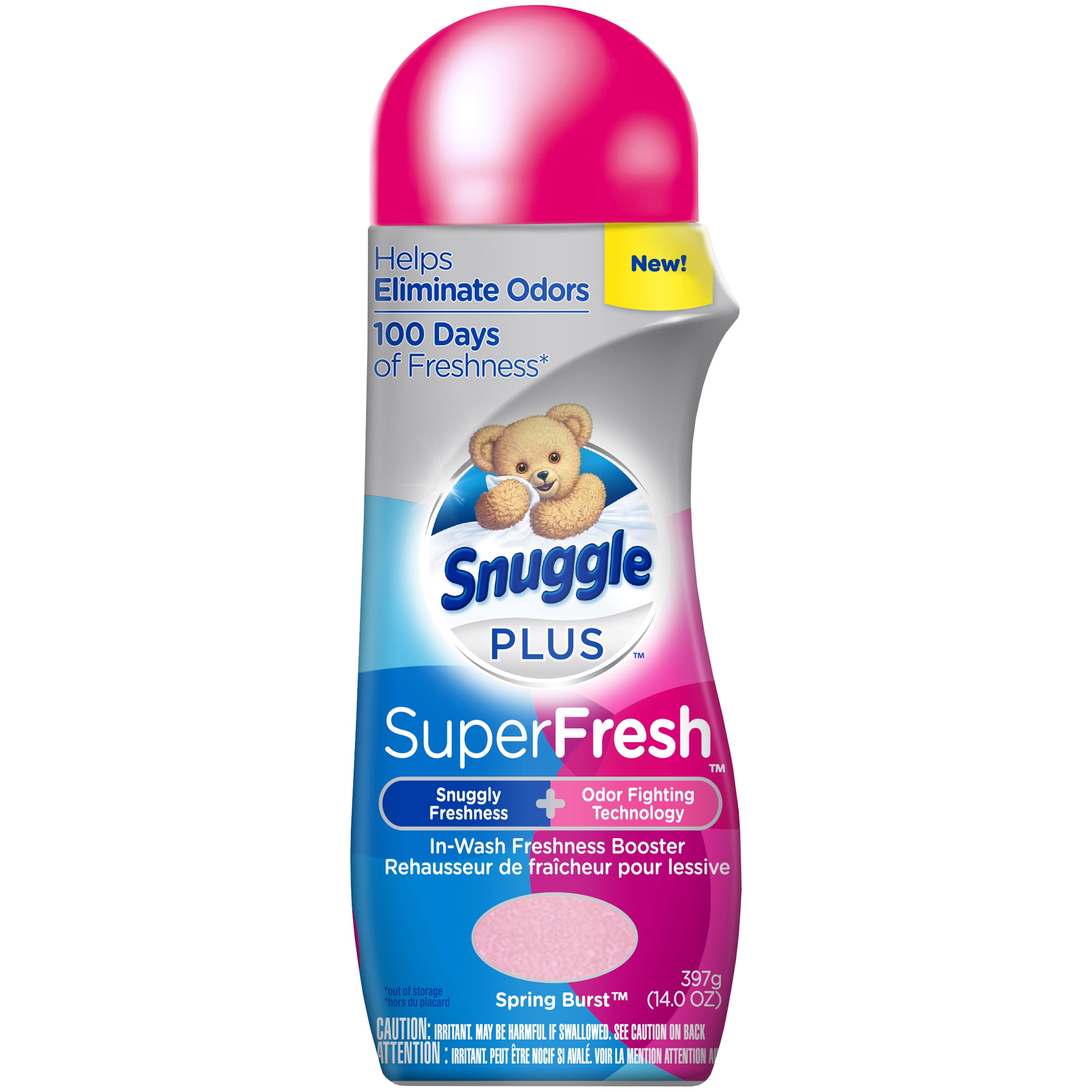 Snuggle Plus SuperFresh InWash Freshness Booster, Spring Burst, 14