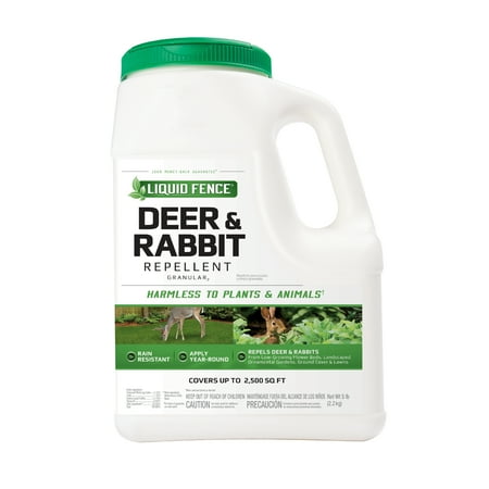 Liquid Fence Deer & Rabbit Repellent Granular, 5-Pounds