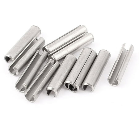 

10 Pcs M3x14mm 304 Stainless Steel Split Spring Dowel Tension Roll Cotter Pin