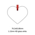 thumbnail image 1 of BEAUTYSUB 1,15 mm HD de una cara blanco brillante LS-CO016 Sublimación de alta definición Adornos navideños personalizados decorativos, 1 of 4