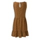 thumbnail image 5 of Vestidos largos Fnochy para mujer, vestido de verano en liquidación, moda, cuello redondo, sin mangas, lunares, suelto, vestido con volantes grandes, 5 of 7