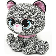 GUND P.Lushes Designer Fashion Pets Khloe OBearci Teddy Bear Premium Stuffed Animal, Black and White, 6