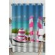 thumbnail image 1 of ABPHQTO Sombrero Gafas de sol Chanclas Ocean Exuma Bahamas Cortina de ventana Cortina de cocina Cortinas de ventana Panel 130x210 cm (One Piece), 1 of 1