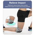 thumbnail image 5 of Knee Pads for Women & Men, Dance Knee Pads Volleyball Knee Pads for Women Men Wrestling Knee Pads Wrestling Gear, Crash Pad Snowboarding Gear Knee Protector Soft Knee Pads for Work (Black  Small ), 5 of 6