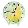 thumbnail image 2 of Zhmjortal Fruit Pattern Wall Clock 10 Inch Silent Non Ticking Battery Operated Clock Vintage Round Clock for Living Room Bedroom Bathroom Office Decor, 2 of 7