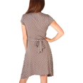 thumbnail image 2 of Krisp - Vestido Mangas Casquillos para Mujer (Marrón Moca), 2 of 2