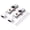 3Inch(75mm), variant on Spring Latch Stainless Steel Door Bolt, Key Release Sliding Door Lock with Screws,2 Pack,3inch/75mm