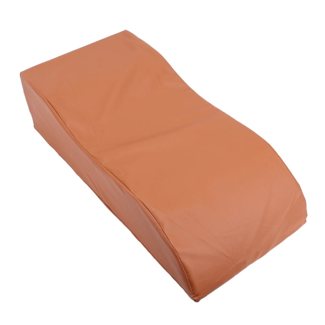Knee Wedge Pillow, Comfortable PU Leather Leg Elevating Pillow High Density for Pregnancy