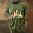 thumbnail image 2 of Tisuna Graphic T Shirts For Boys Kids Short Sleeve Crew Neck New York Print Tops Casual School Sport Shirts For Toddler And Tweens 2-13 Years, 2 of 5