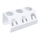 thumbnail image 2 of Accesorio eficiente para guardar refrescos de forma organizada: rejilla para secar botellas de refrescos con 3 orificios y tapete de silicona, color blanco, 2 of 8
