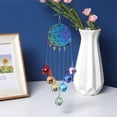 thumbnail image 3 of Atrapasueños decorado con cristal colgante, paquete de 2 arcoíris para ventana, hogar, oficina, jardín, 3 of 5