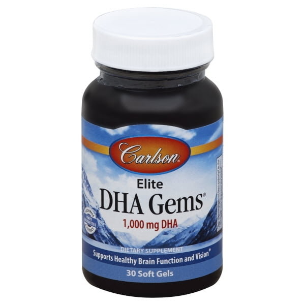 Elite DHA Gems Carlson Laboratories 30 Softgel