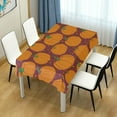 thumbnail image 7 of 60"x60" Thanksgiving Pumpkin Tablecloth, Waterproof Washable Polyester Square Table Cover, Durable Tablecloth for Kitchen Dining Table Party Decor, 7 of 7